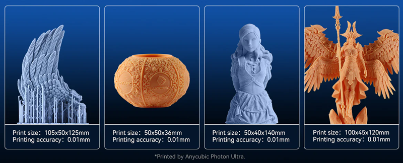 The accuracy offered by the Photon Ultra printer